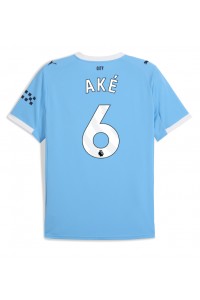 Fotbalové Dres Manchester City Nathan Ake #6 Domácí Oblečení 2025-26 Krátký Rukáv